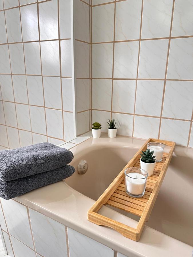 Appartement Auhagen - Kueche, Badewanne, Regendusche, Netflix Kültér fotó
